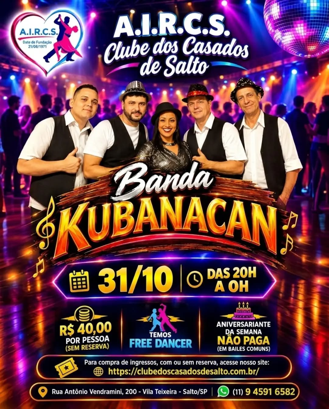 Baile com a Banda Kubanacan