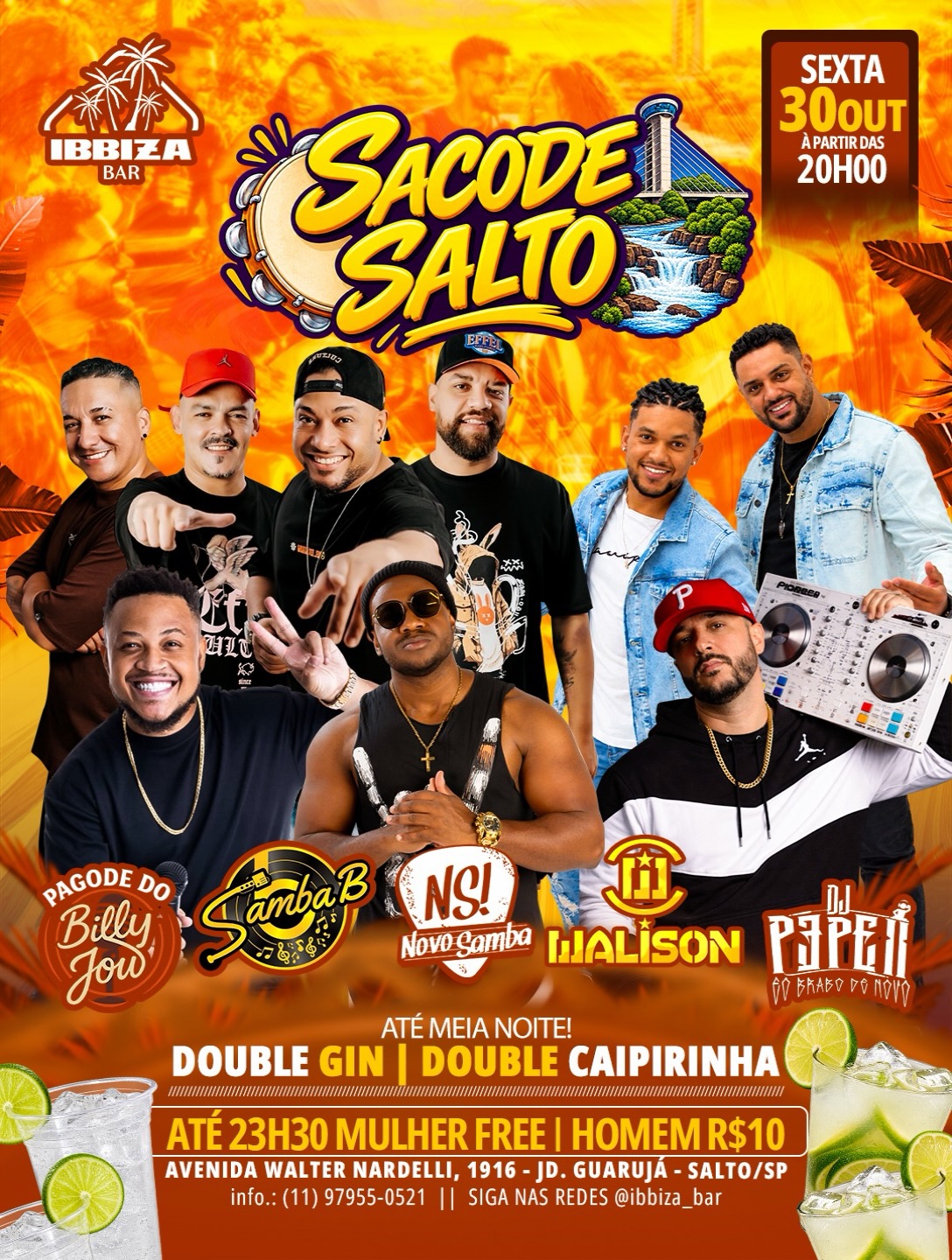 Sacode Salto com Pagode do Billy Jou, Samba B, Novo Samba e DJ Walison e DJ Paper