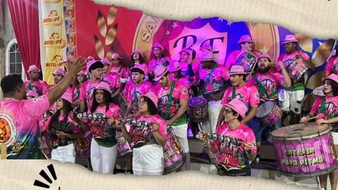 Bateria Mocidade do Amanhã na 2ª Mostra Literária de Salto