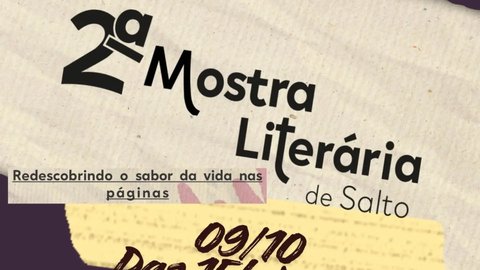 2ª Mostra Literária de Salto
