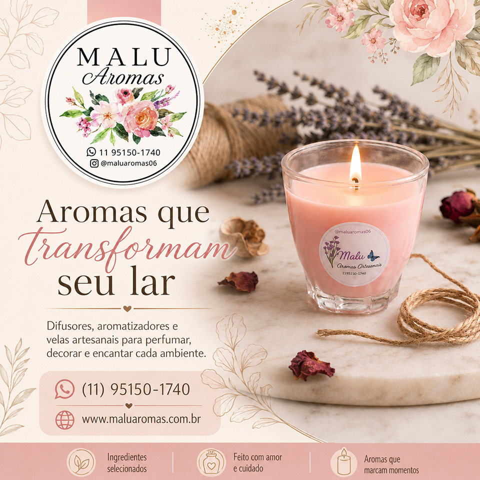 Malu Aromas - Aromatizadores de Ambiente e Cosméticos