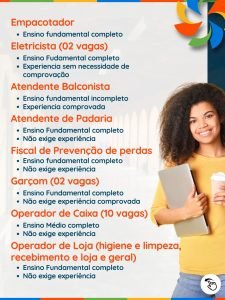 PAT de Salto realiza mutirão de vagas de emprego nesta quinta-feira (15)
